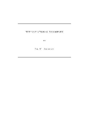 The variational bicomplex