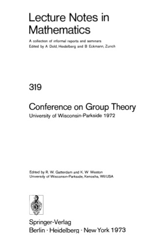 Conference on Group Theory