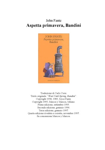 Aspetta primavera, Bandini  