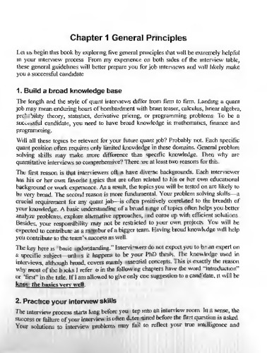 A Practical Guide To Quantitative Finance Interviews