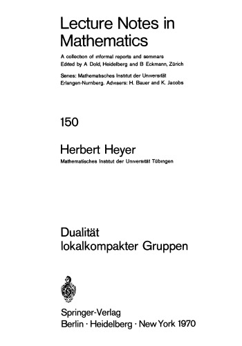 Dualitat lokalkompakter Gruppen