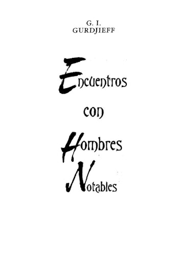 Encuentros con hombres notables