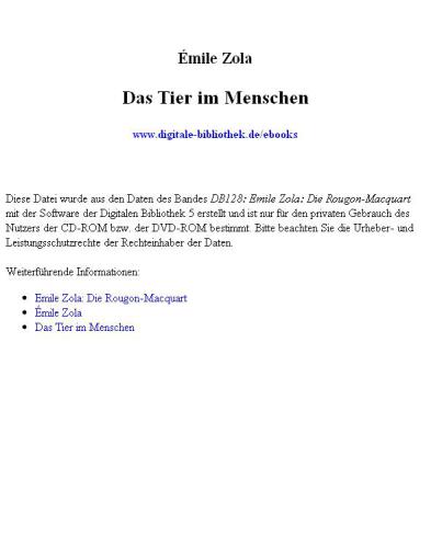 Das Tier im Menschen (Bd. 17)