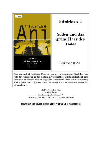 Süden und das grüne Haar des Todes