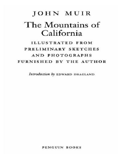 The Mountains of California (Penguin Classics)