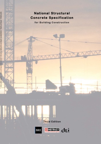 National Structural Concrete Specification for Building Construction - 3th Edition