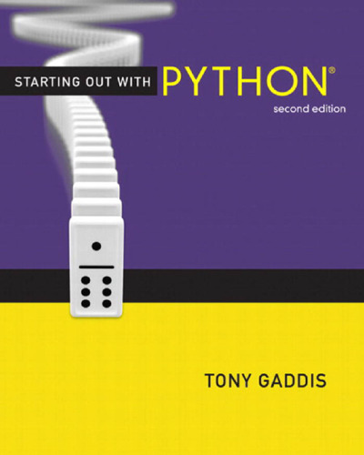 Starting Out with Python, 2nd Edition  