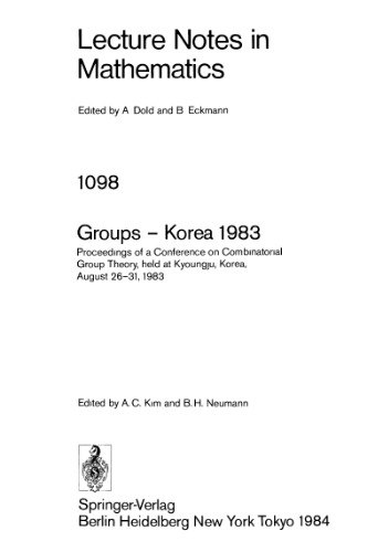 Groups. Korea 1983