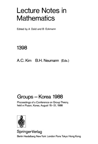Groups. Korea 1988