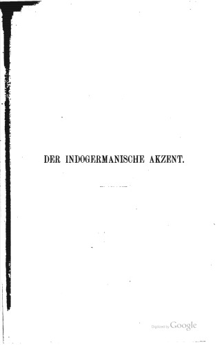 Der indogermanische Akzent