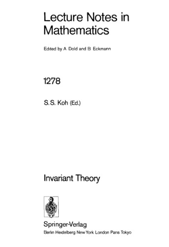 Invariant Theory