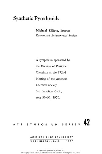 Synthetic Pyrethroids