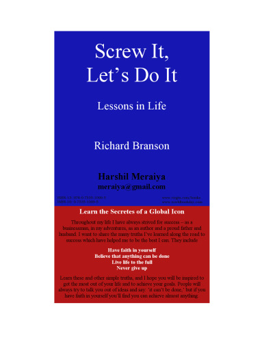 Screw It, Let's Do It: Lessons In Life (Quick Reads)