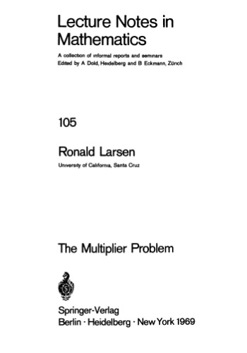 The Multiplier Problem