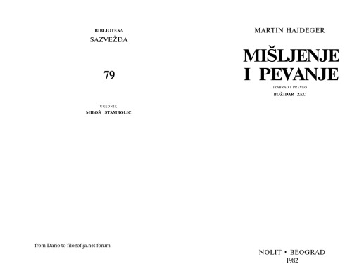 Mišljenje i pevanje