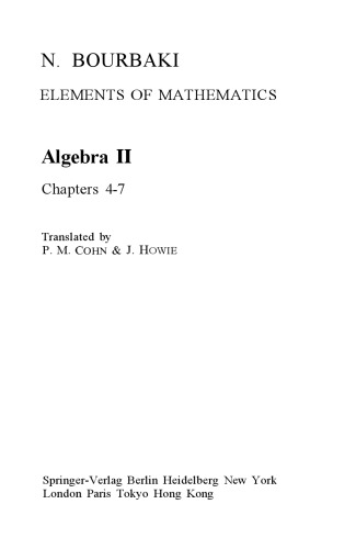 Algebra II: Chapters 4-7 (Pt.2)