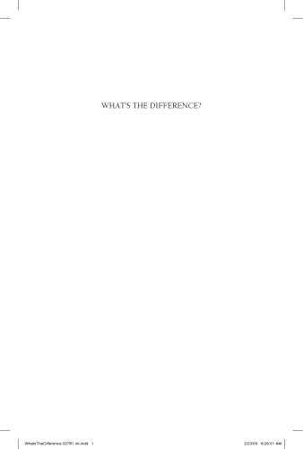 What's the Difference? (A Study Guide to the DVD Featuring John Piper): Manhood and Womanhood Defined According to the Bible (John Piper Small Group)