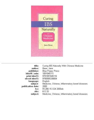 Curing IBS Naturally with Chinese Medicine