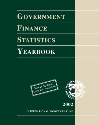 Government finance statistics yearbook, Volume 26