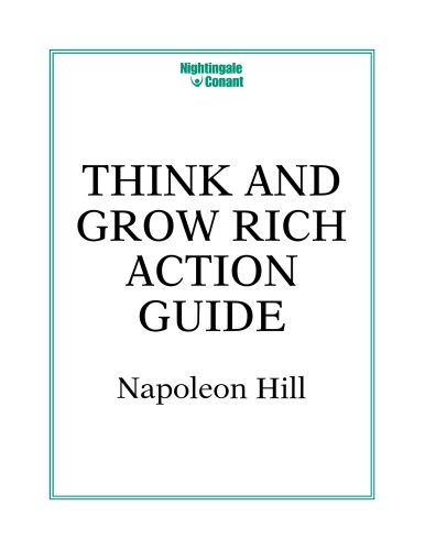 The Think and Grow Rich Action Guide  