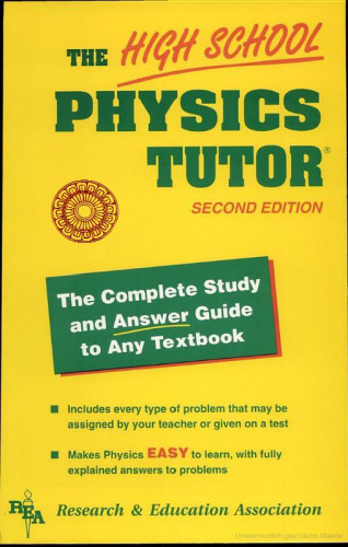 The High School Physics Tutor, Second Edition  
