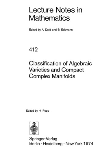 Classification of Algebraic Varieties and Compact Complex Manifolds