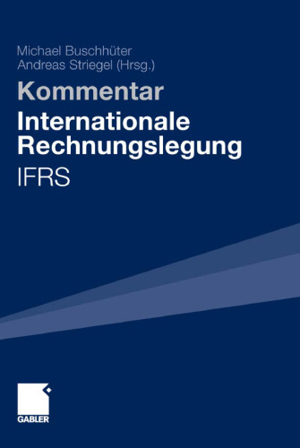 Internationale Rechnungslegung- IFRS: Kommentar