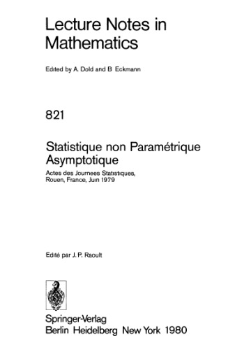 Statistique non Parametrique Asymptotique