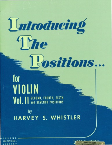 Introducing the Positions for Violin, Vol. 2