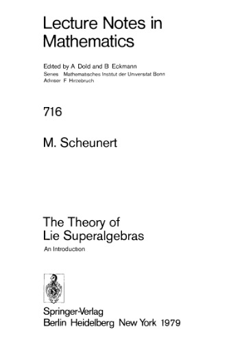 The Theory of Lie Superalgebras
