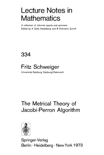 The Metrical Theory of Jacobi-Perron Algorithm
