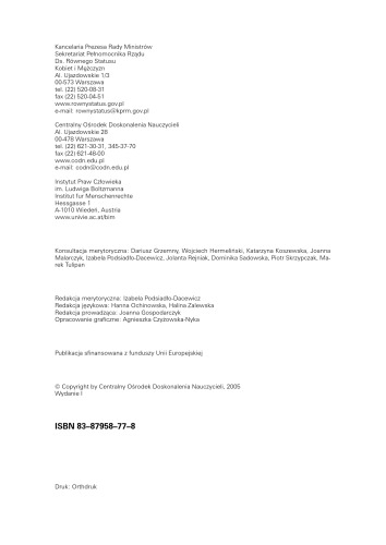 Antydyskryminacja: pakiet edukacyjny