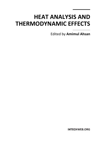 Heat Analysis and Thermodynamic Effects  