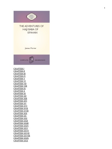 The Adventures of Hajji Baba of Ispahan  