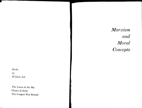 Marxism and moral concepts