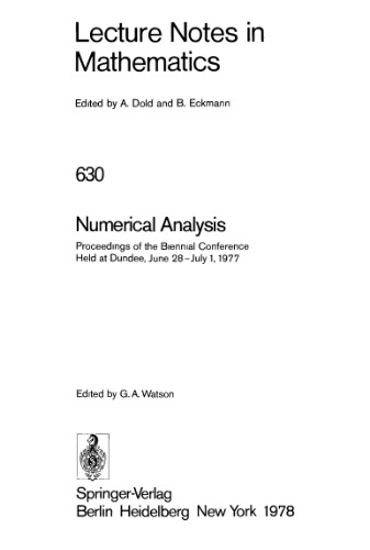 Numerical Analysis