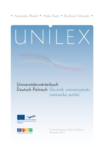 Universitätswörterbuch Deutsch - Słownik uniwersytecki niemiecko-polski