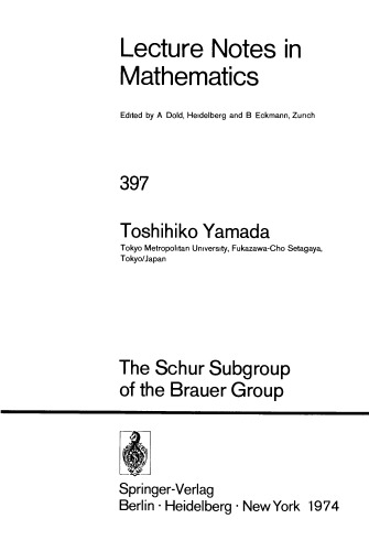 The Schur Subgroup of the Brauer Group