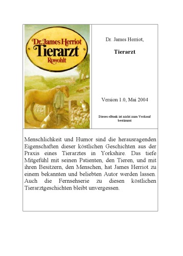Dr. James Herriot, Tierarzt  