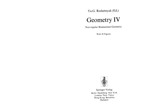 Geometry IV: nonregular Riemannian geometry