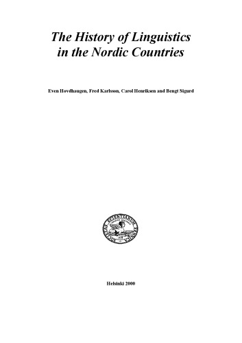 The History of Linguistics in the Nordic Countries
