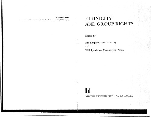 Ethnicity and group rights
