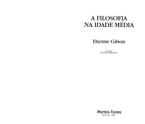 A Filosofia na Idade Media