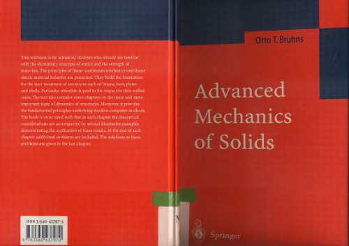 Advanced mechanics of solids