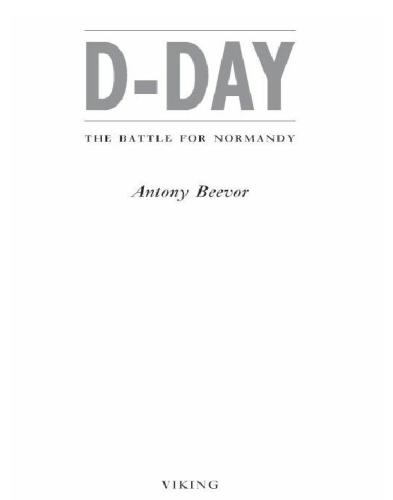D-Day: The Battle for Normandy  