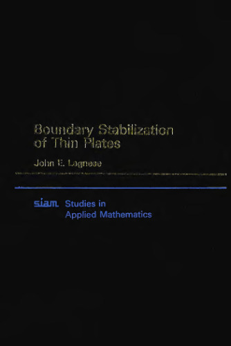 Boundary stabilization of thin plates