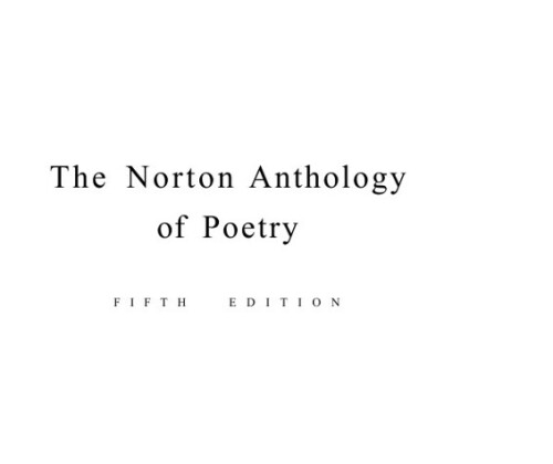 The Norton Anthology of Poetry, Shorter Fifth Edition