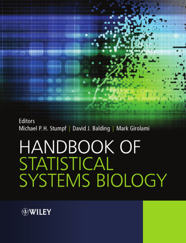 Handbook of Statistical Systems Biology  
