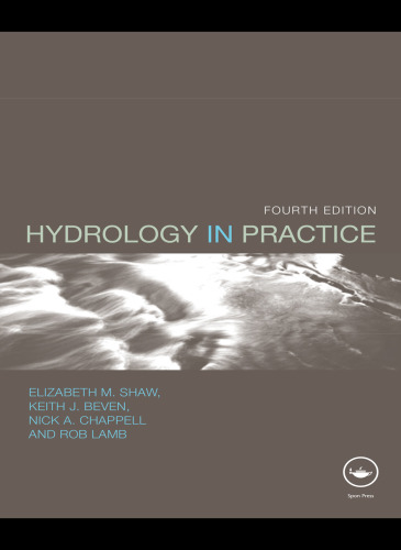 Hydrology in Practice, 4th Edition