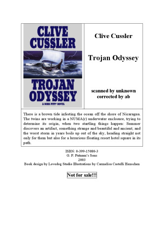 Trojan Odyssey. A Dirk Pitt Novel
